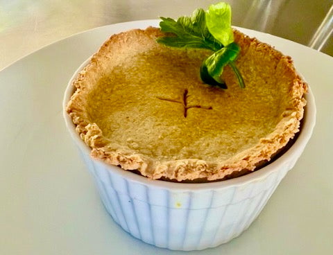 Chicken & mushroom pot pie