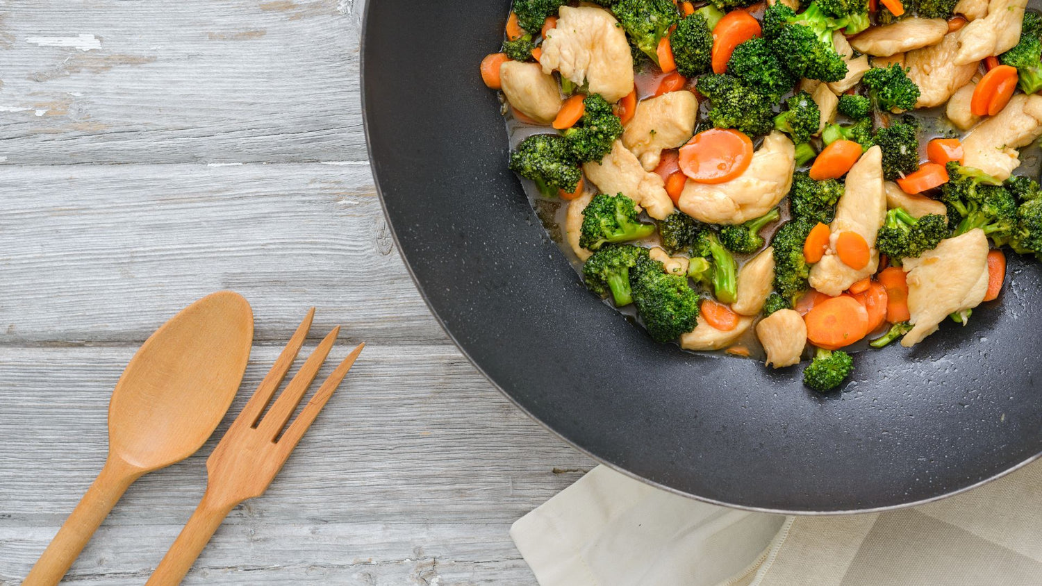 Simple Stir-fry Rice and Chicken