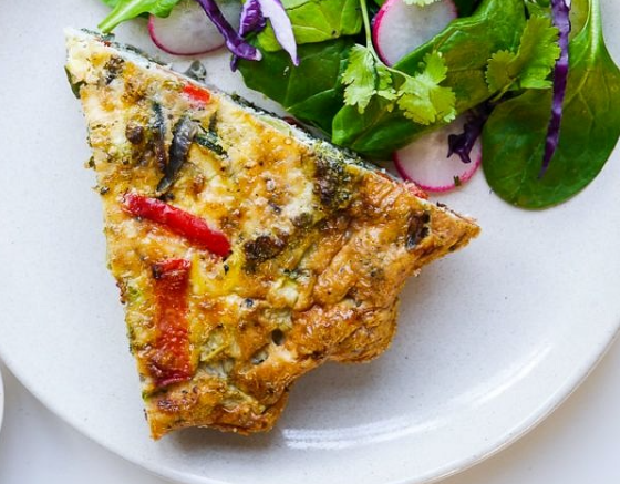 Pesto Vegetable Frittata