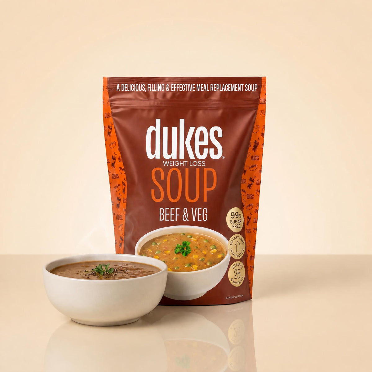 Dukes Soup Beef & Vegetable - Bag