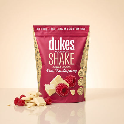 Dukes Shake White Choc Raspberry - Bag